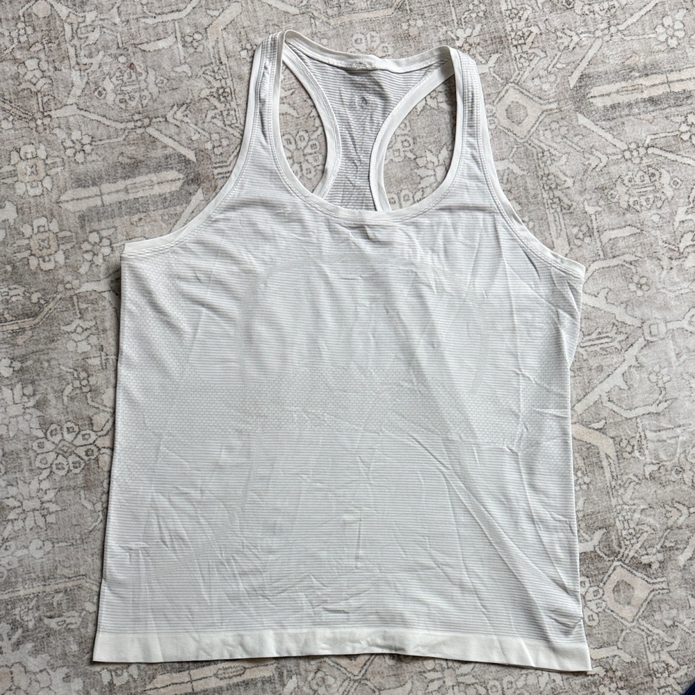 lululemon athletica White Racerback Tank Top